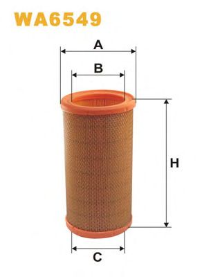 WIX FILTERS wa6549 -  Воздушный фильтр